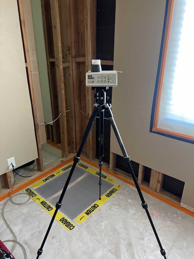 Air Sampling Pump On Tripod