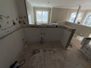 Water Damage And Mold Growth Along Sliding Glass Door Threshold Image Title: Water Damage And Mold Near Sliding Glass Door