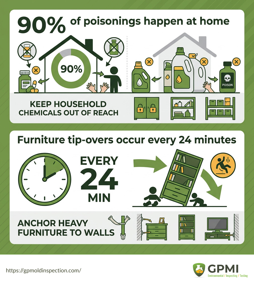 User-Inserted Infographic Highlighting The Dangers Of Cleaning Products, Including Toxic Ingredients And Safety Precautions For Users.