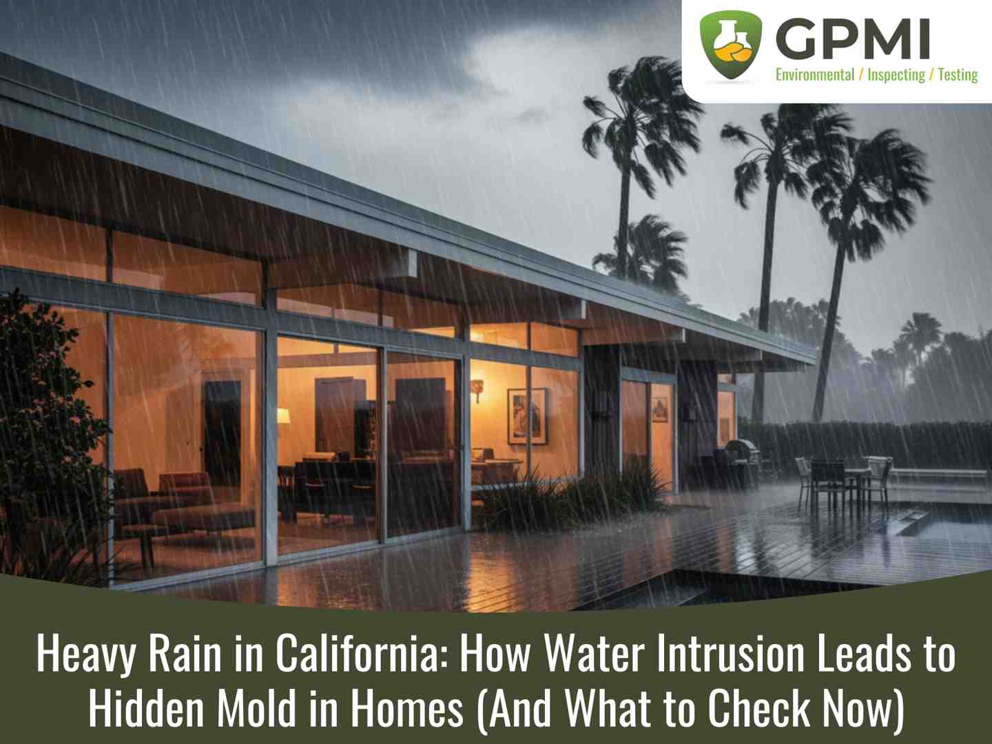 wind driven rain water intrusion